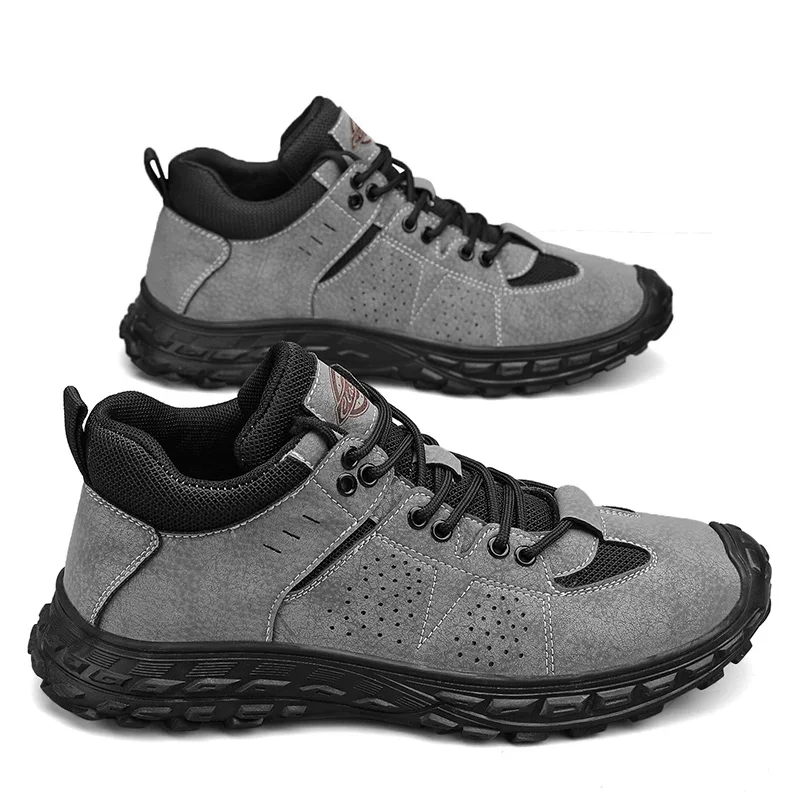 New Mid-top Men's Casual Shoes Outdoor Non-slip British Style Men Shoe Spring Autumn Fashion Sneakers Man Business Work Shoes