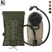 KRYDEX 500D Tactical 50 oz Hydration Carrier MOLLE Pouch Modular 1.5L Water Bladder Bag Pack Hunting Outdoor Hiking Accessories 1
