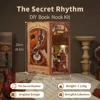CUTEBEE Book Nook Kit Miniature DIY Book Nooks Touch Light With Furniture Children Birthday Gift  (Secret Rhythm) 2