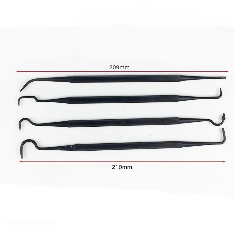 ALLSOME Double-end Steel Wire Brush & Nylon Pick Set Universal Hunting Gun Cleaning Kit Car Detailing Cleaning Tools 4