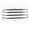 ALLSOME Double-end Steel Wire Brush & Nylon Pick Set Universal Hunting Gun Cleaning Kit Car Detailing Cleaning Tools 4