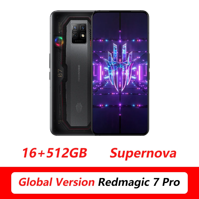 スマートフォン本体 Redmagic 7pro 16/512gb global Global Version RedMagic 7 Pro 5G Snapdragon 8+ Gen 1 Octa