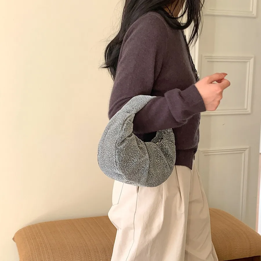 2025 Fashion pearlite layer Bag Luxury Designer Handbag Brand Women Tote Lady Bags Handbag Autumn Chic Wrist Bag  Handlebag