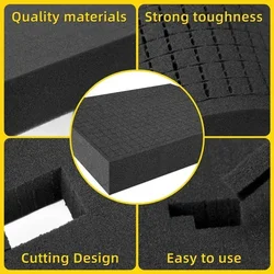 Customizable Pre-Cut Foam Insert for Tool and Equipment Cases (L 35cm x W 30cm)