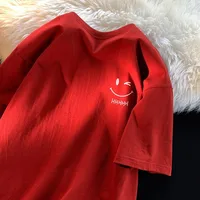 T-shirt d'été à manches courtes imprimé, Simple et à la mode, pour dames et garçons, même haut ample et décontracté de grande taille 6