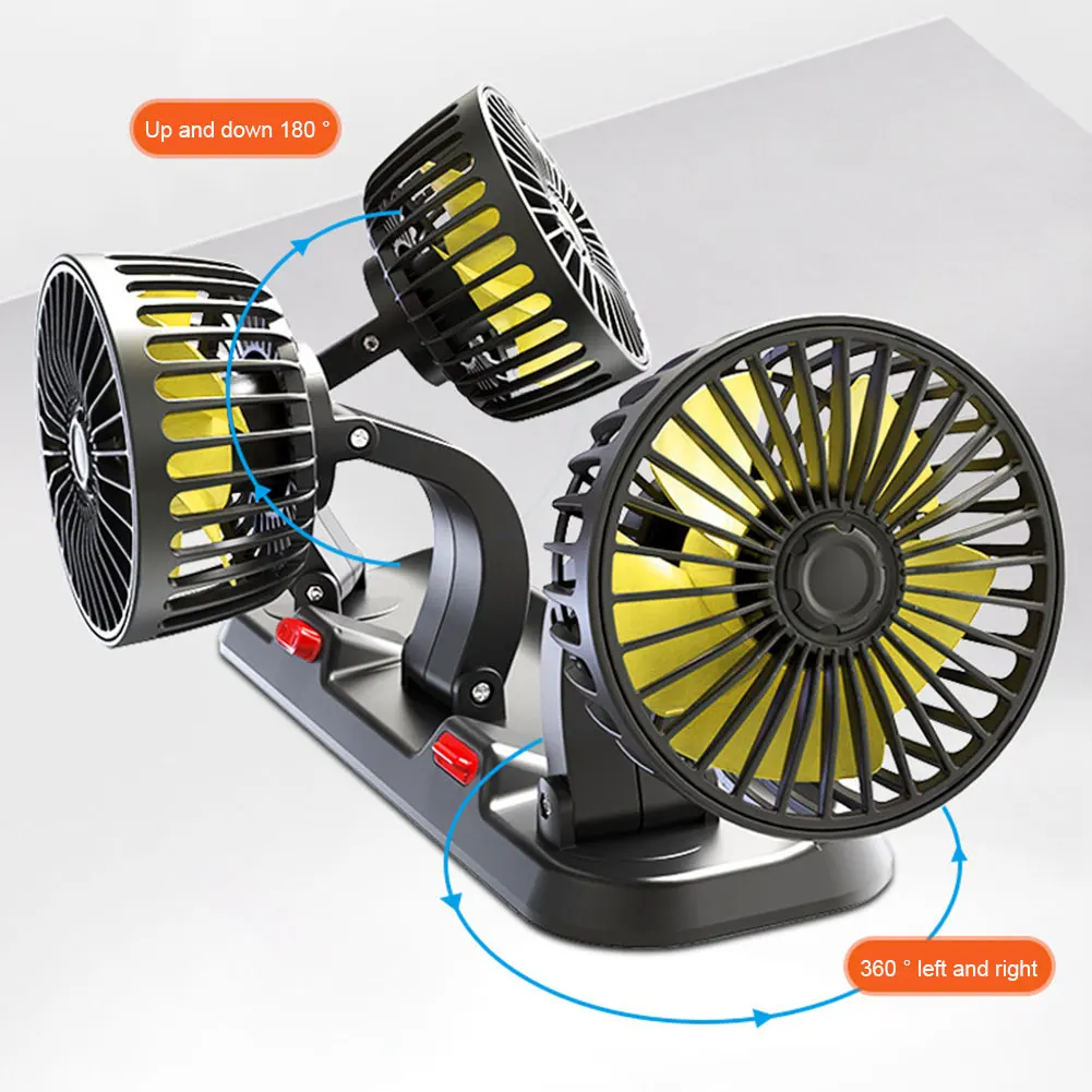 USB/12V/24V Lüfter Auto Lüfter Auto Elektro Lüfter Universal 3