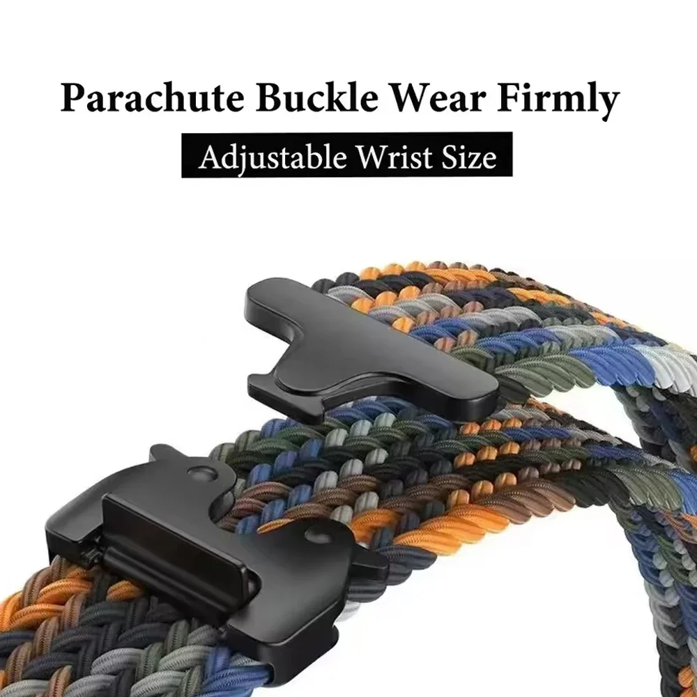 Nylon Woven Sports Strap - Breathable Wristband, 20mm/22mm