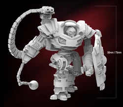 1/24 75mm 1/32 56mm Resin Model Kits Skeleton Warrior Figure Unpaint No Color RW-137