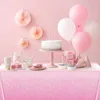 1Pc Pink Plastic Tablecloth For Parties Gradient Pastel Pink Disposable Tablecloth For Rectangular Tables Light Pink Sprin 5