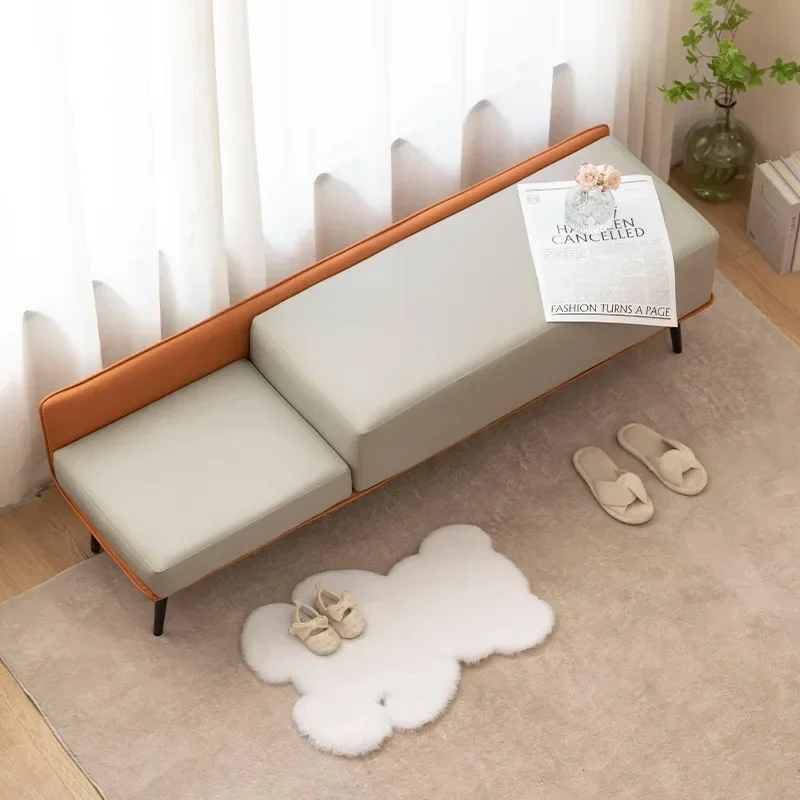 

SH 2023 Year New Aoliviya Official New Nordic Light Luxury Bed End Stool Bedroom Entrance Doorway Shoe Changing Stool Home Livin