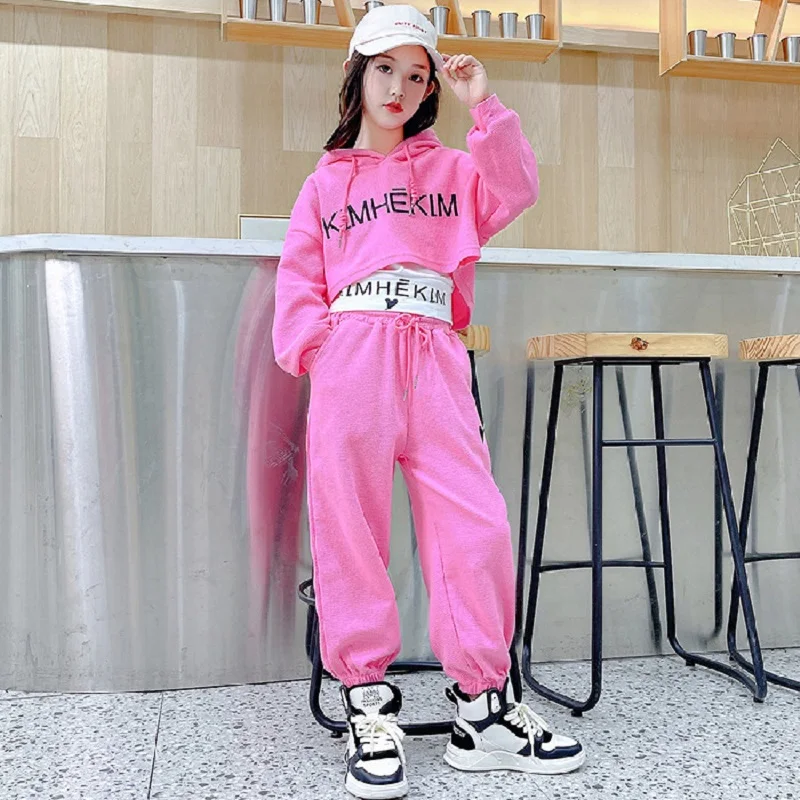 Justice Clothing For Girls Girls Dusty Pink 2-Piece Sweatshirt