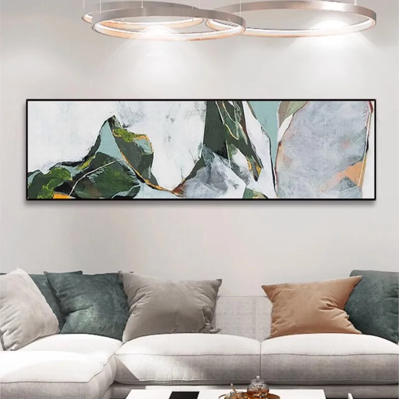 

Handmade Painting Bedroom Decorative Modern Minimalistic Abstraction Art Back to Road Horizontal Hanging