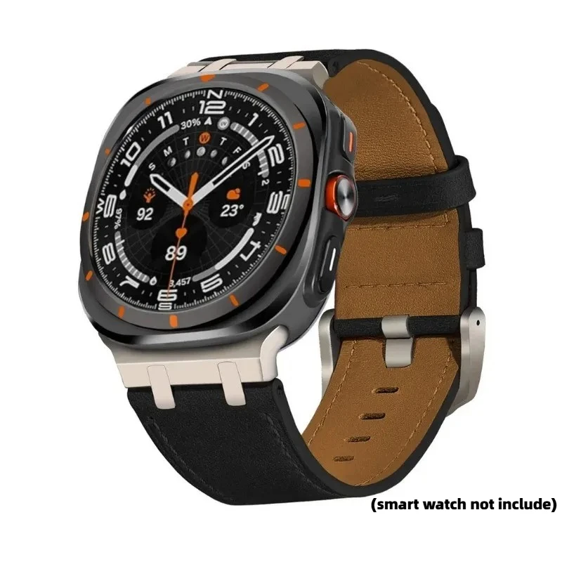 Premium Leather Watch Band - Classic Strap