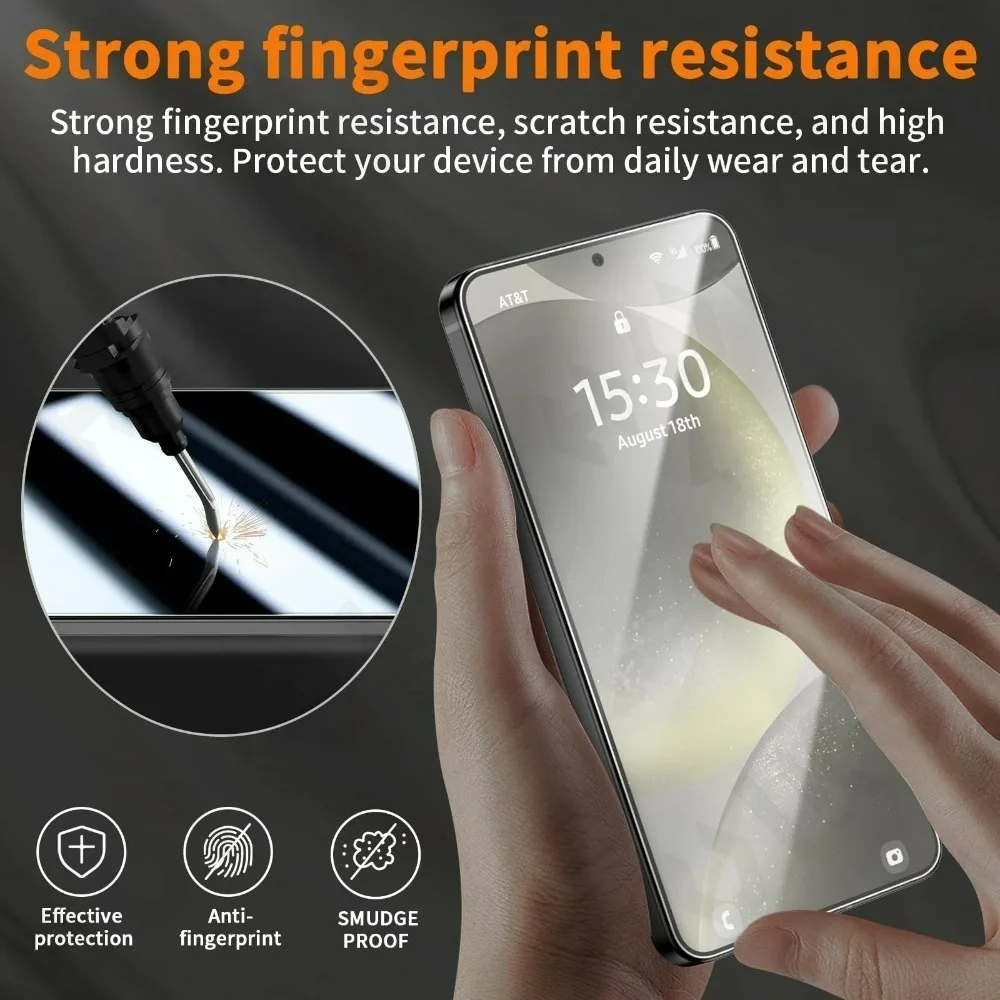 Premium HD Tempered Glass Screen Protector - 2-Pack, One-Click Dust-Free Installation