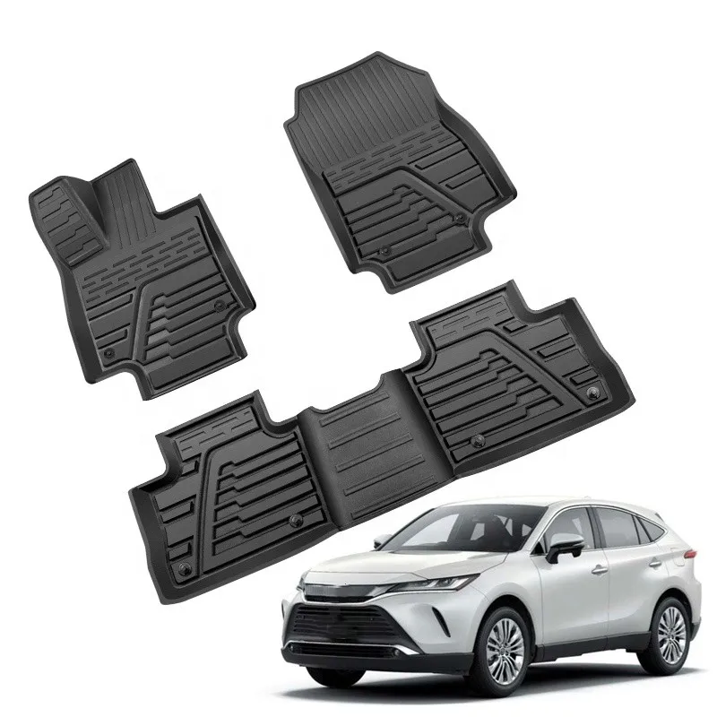All Weather Tpe Rubber Car Floor Mats For Toyota Rav4 20192021 Rav4
