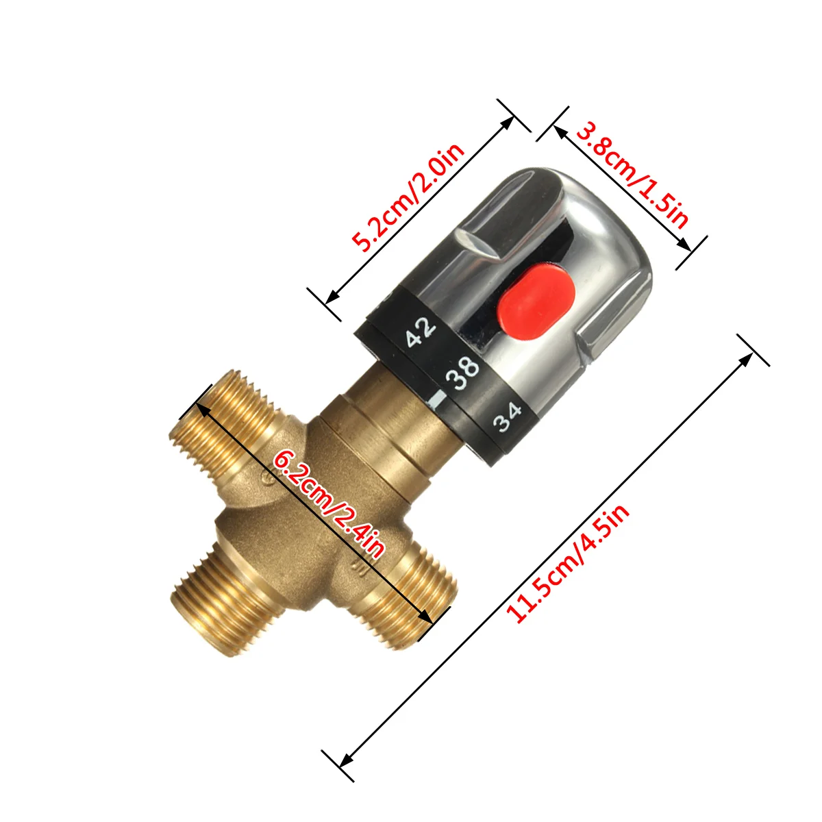 BVSOIVIA Bathroom Shower Faucet Brass Thermostatic Mixer Valve Static Pipe Thermostat Faucets Water Temperature Control Bidet RU