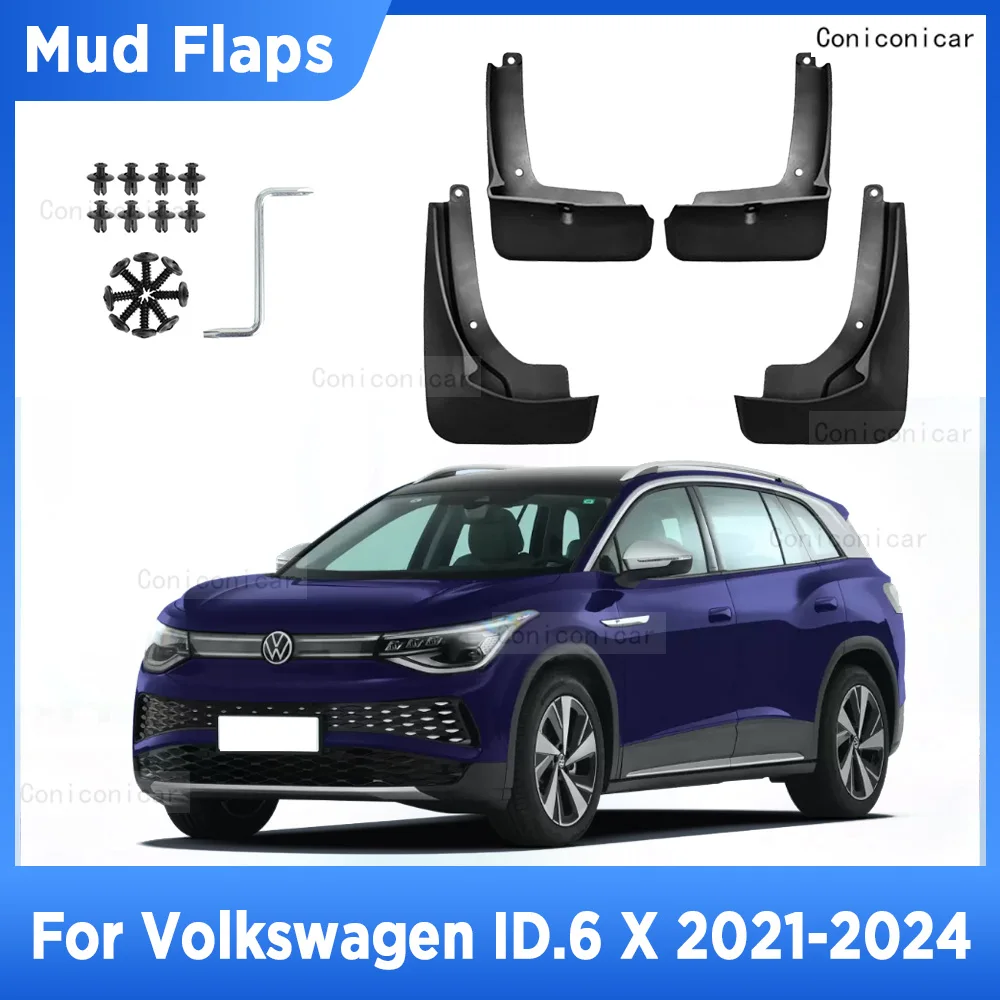 

4 шт., брызговики для Volkswagen ID.6 X 2021-2023