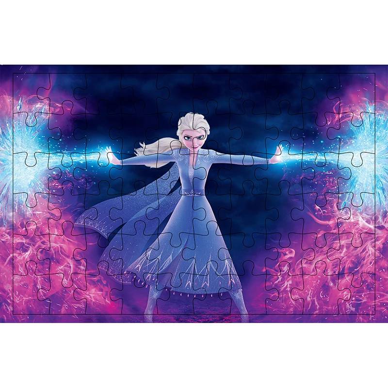 300 Pieces Puzzles Game Disney Frozen Elsa Anna Olaf Cartoon Pitures Teen Kid Relaxing Toy Puzzle Game For Girls Room Collection 4
