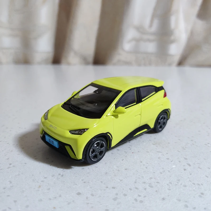 1:43 Scale BYD Seagull EV New Energy Car Model Alloy Diecast Simulation Toy Collectible Gift 2