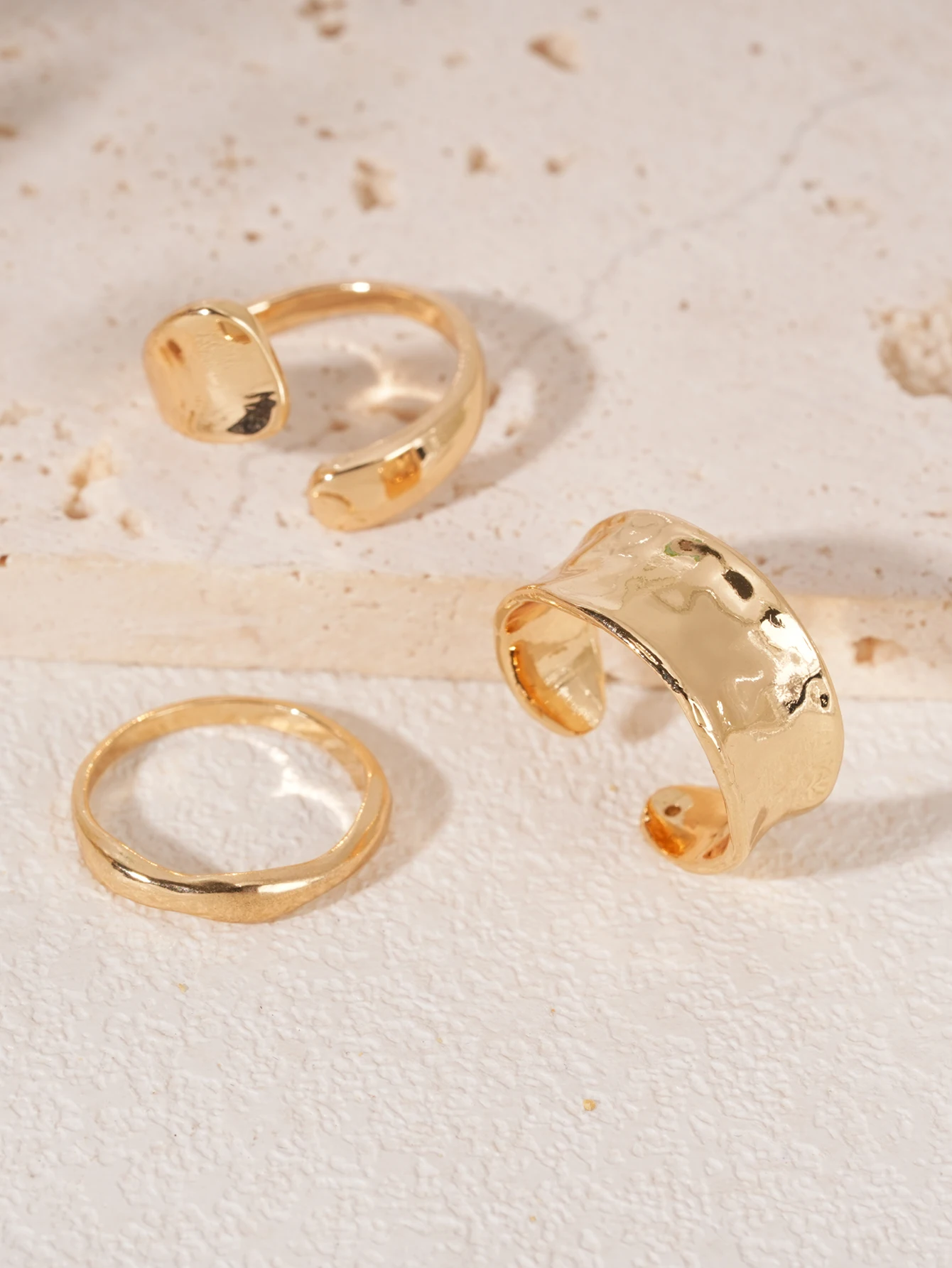 Trendy Jewelry Alloy Ring Set for Women