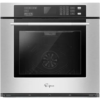 Empava 30 in. Electric Single Wall Oven with Self-cleaning Convection Fan Touch Control in Stainless Steel Model 2020, WO01 1