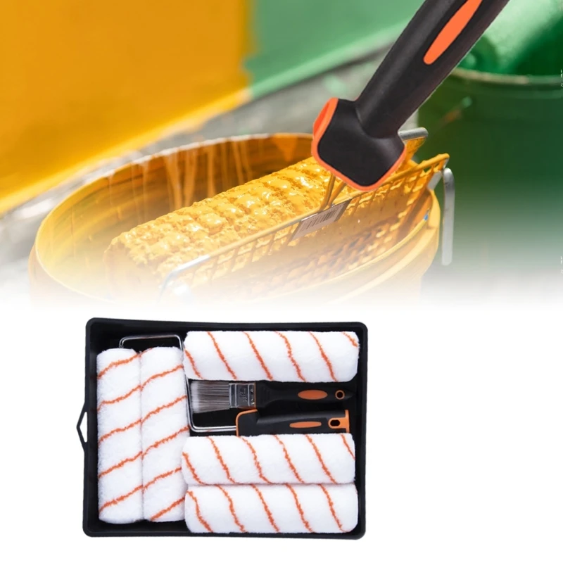 

Convenient Paint Set Detail Oriented Painting Set 9inch Painting Tool set Easy to Use Paint Rollers set for Household