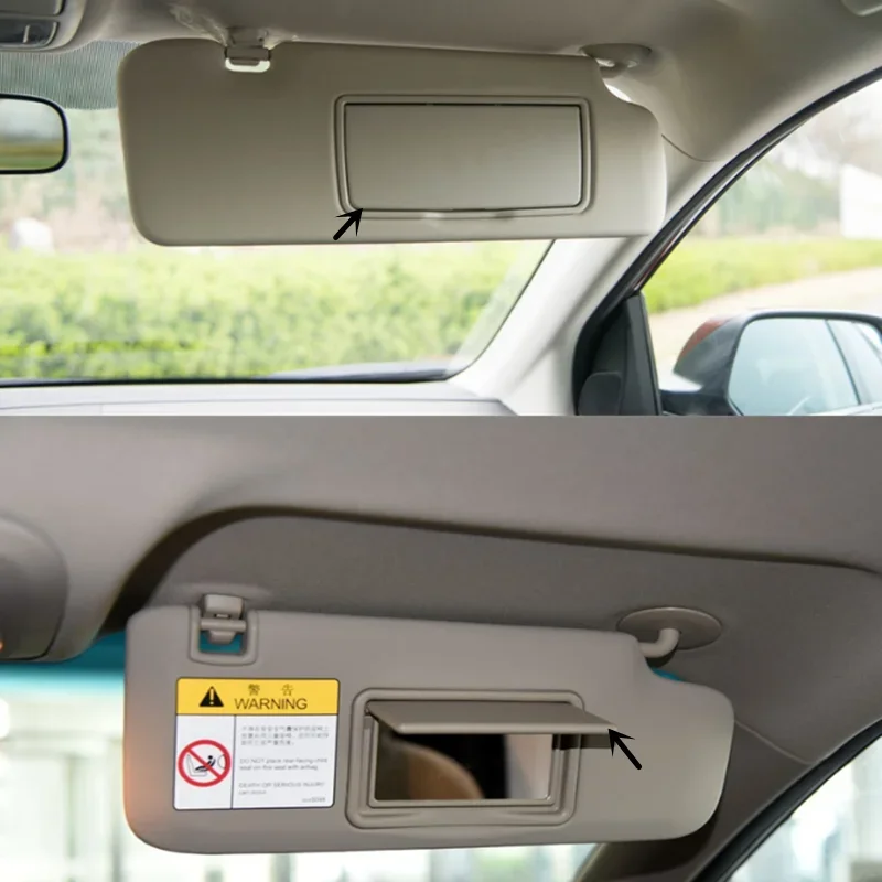 Voor Renault Koleos 2008 2009 2010 2011 2012 2013 2014 2015 2016 Sunvisor Zonneklep Met Make Up Spiegel Licht 964005494r 96401jy65a
