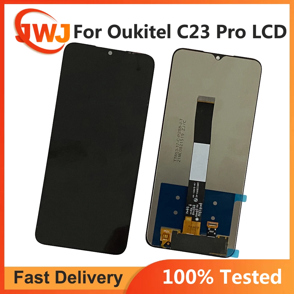 6,53 дюймовый OUKITEL C23 PRO ЖК-дисплей + кодирующий преобразователь сенсорного экрана в сборе 100% протестированный Новый ЖК-дисплей + сенсорный дигитайзер для C23 PRO LCD