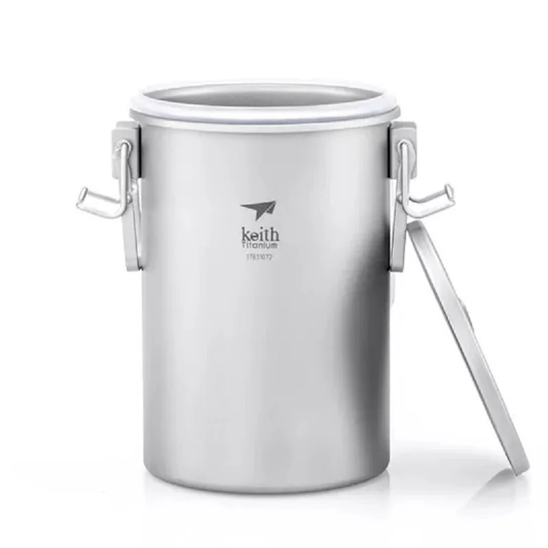 Keith Ti6300 Multifunctional Outdoor Camping Rice Cooker Titanium Pot Set Hiking Travel Picnic Cooking camping cookware outdoor pot