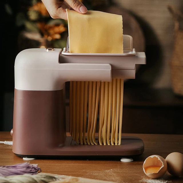 DIY Household Pasta Machine Fresh Pasta Machine Fully-Automatic Noodle  Making Machine Electric Noodle Cutter Dough Machine - AliExpress