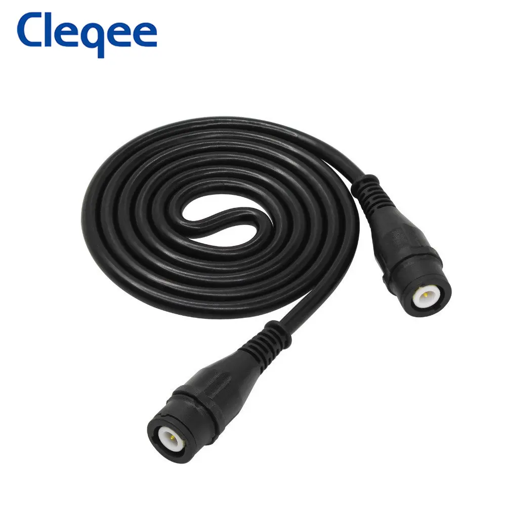 Cleqee P1202 BNC Male Plug To BNC Male Plug Coaxial Cable Oscilloscope Test Lead 100CM BNC-BNC