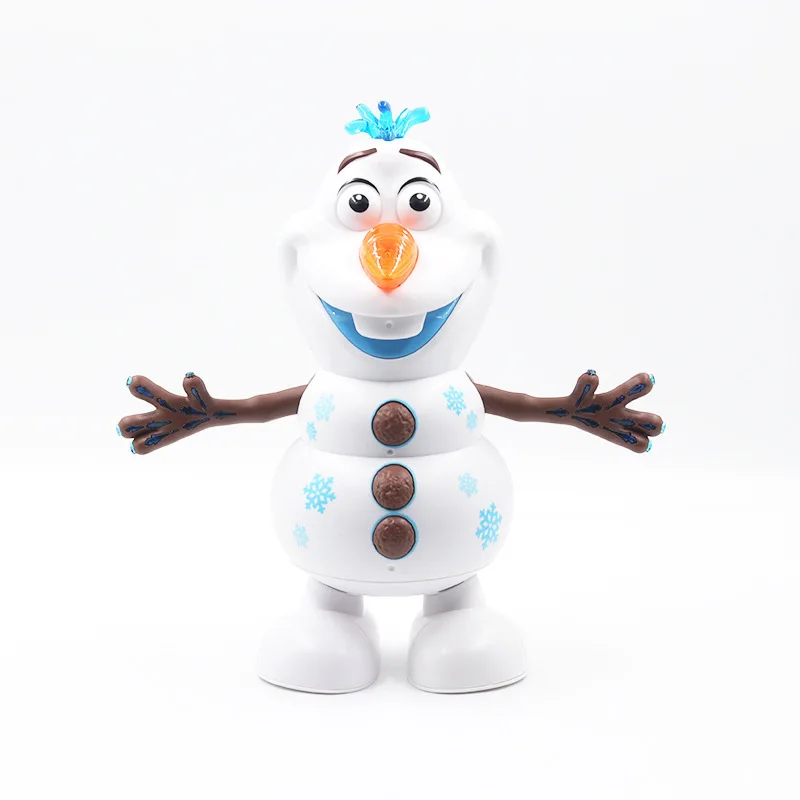 Disney Cartoon Frozen Olaf Action Figure Dance Doll Olaf Giocattolo Elettrico Decorazione Da Collezione Fascino Per Bambini Regalo Di Festa Di Complea