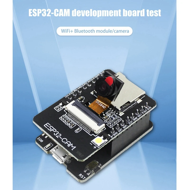 ESP32-CAM  , OV2640 ī޶, ٿδ Ʈ, ,  520KB, 4M PSRAM,  Iot  5V