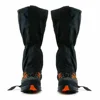 Waterproof Hiking Boot Gaiters Waterproof And Highly Breathable Black Children/Ladies/Men Polyester Fabric Snow 2