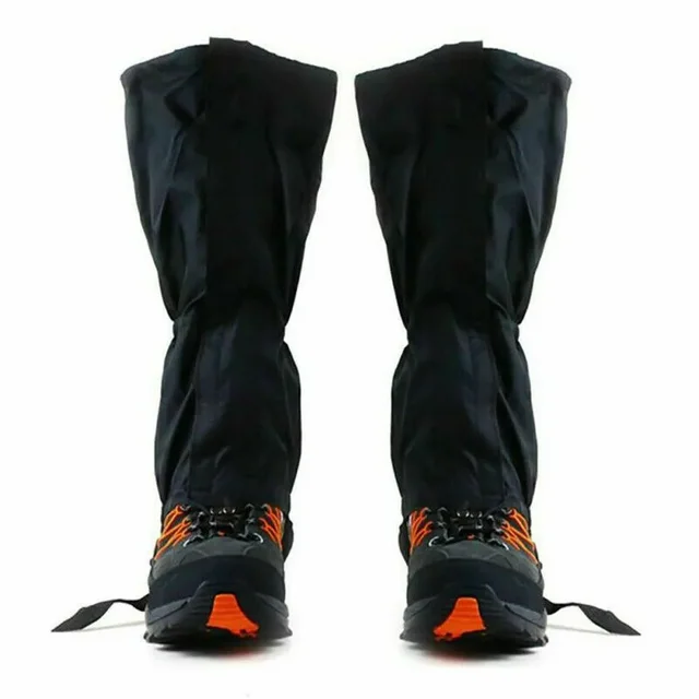Waterproof Hiking Boot Gaiters Waterproof And Highly Breathable Black Children/Ladies/Men Polyester Fabric Snow 2