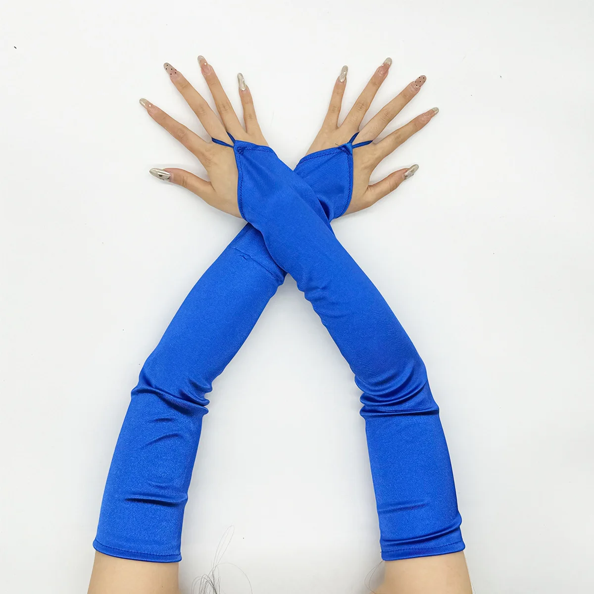 Performance Gloves Satin Long Gloves For Women Dance Gloves Wedding