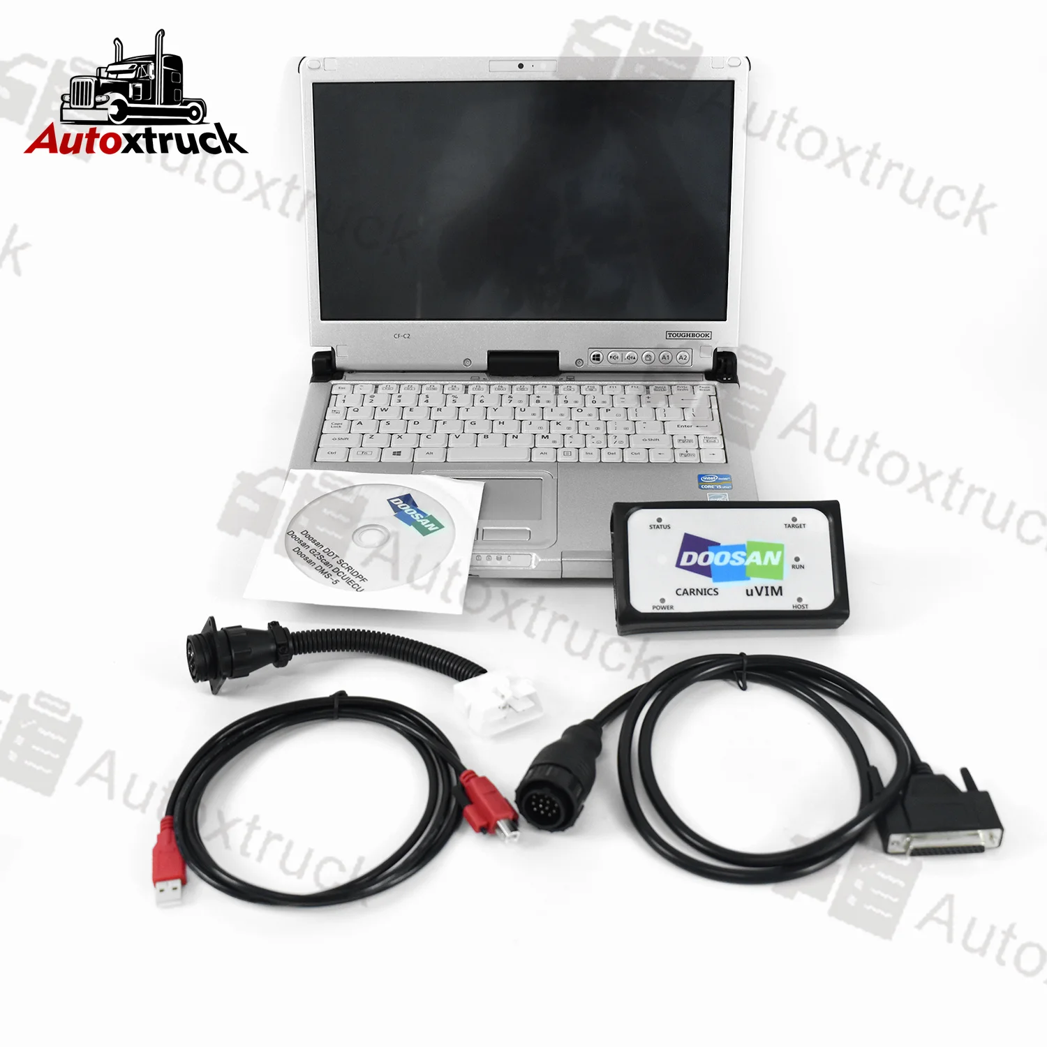 

For Doosan Diagnostic Tool CFC2 Laptop Excavator Forklift uvim Engine Fault Detector Interface DDT SCR DPF DCU ECU Scanner