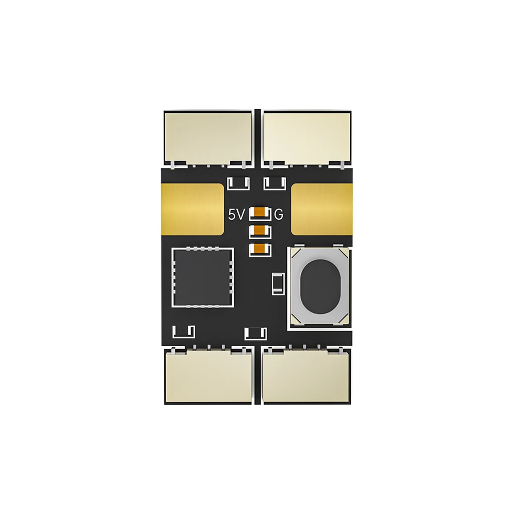 Installation du Kit LED Tiny pour Drone Mach R5 Sport Analog sur un drone, bandes LED fixées sur les bras.