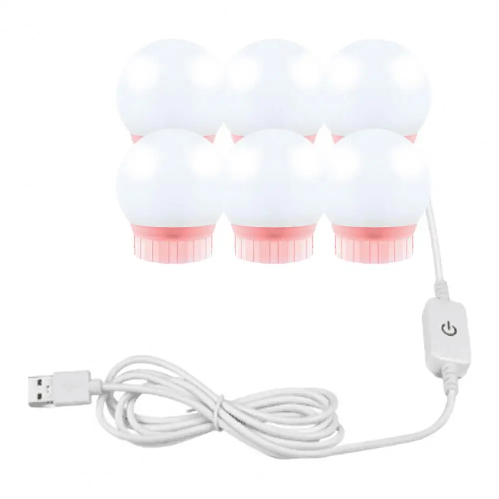 Lampes LED pour miroir de vanité, ampoules USB sans scintillement