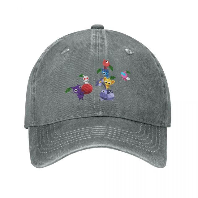 PIKMIN - Collage of Characters (on Grey) Cap Cowboy Hat 