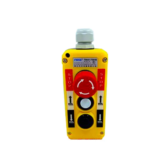 Interrupteur à Bouton-poussoir Pour Grue/palan - 2 Boutons (haut/bas) - Boîtier ABS Imperméable - Tensions AC Jusqu'à 380V, DC 220V - Pour Télécommande En Extérieur