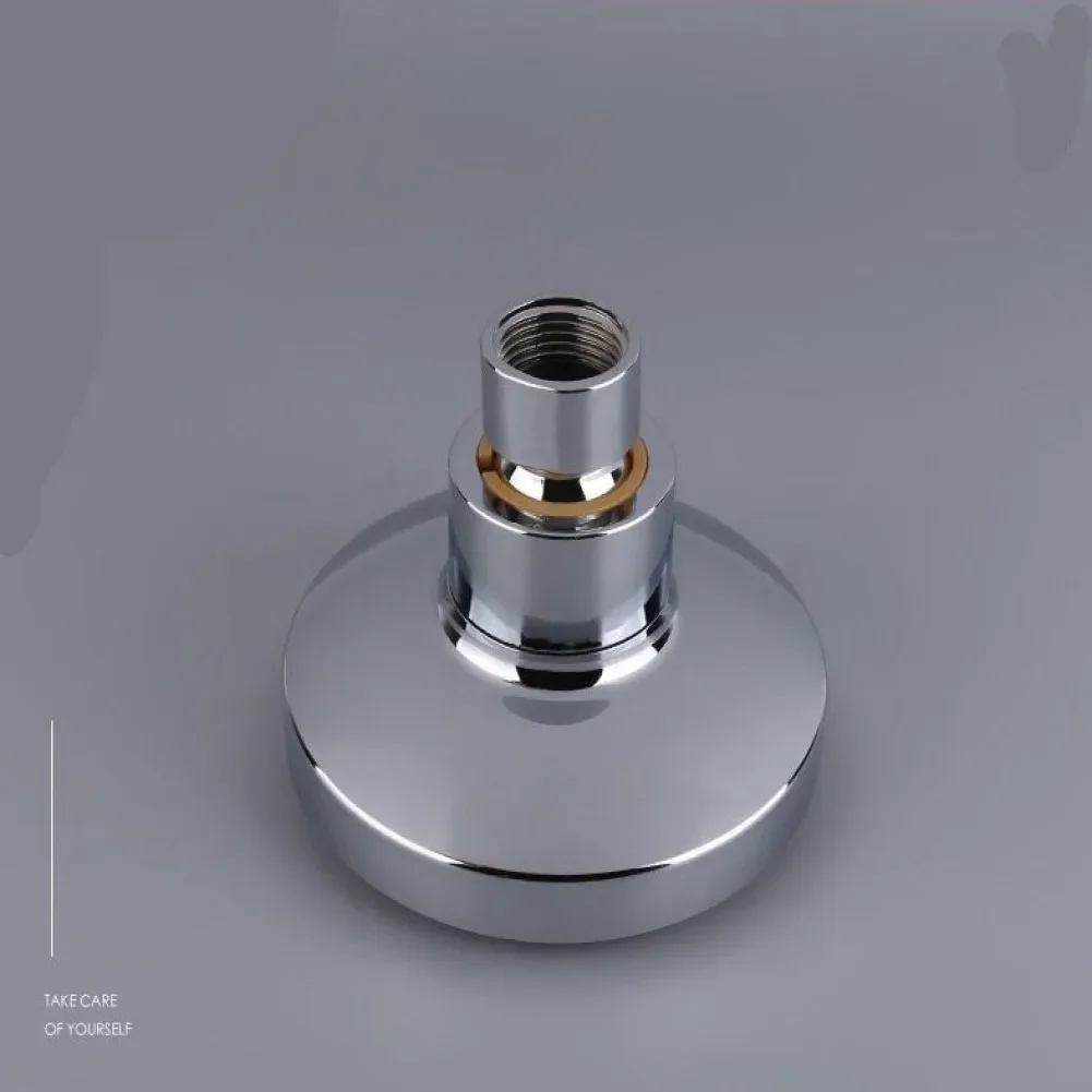 High Pressure Chrome Shower Head Sprayer Adjustable Rainfall Wall-Mounted Bathroom Fixture Faucet Bathroom Accessories 5