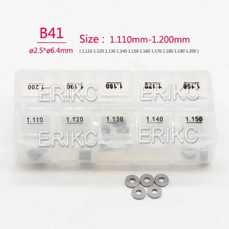 

ERIKC B41 оригинальный Одежда высшего качества шайб, инжектор шайбы Размеры: 1,11 мм-1,20 мм (50 шт./кор.)