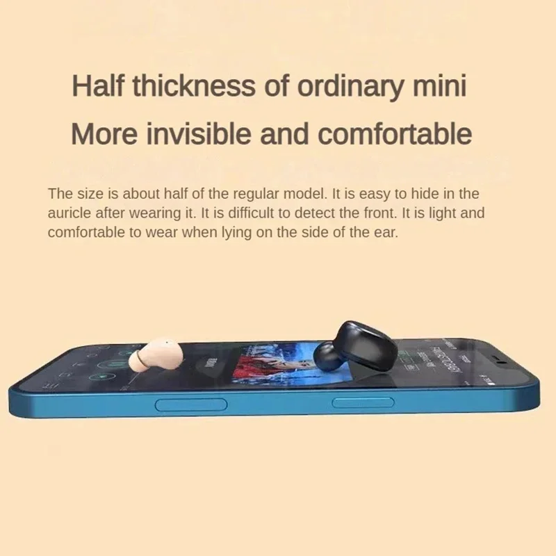 Mini 5.3 wireless bluetooth headset small earbuds sleep work sports invisible headphones HD HIFI bass sound quality earphones 4
