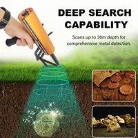Metal Detector Metal Finder AKS Metal Detector Metal Pinpointer 30m Depth 1200m Range 6 Antenna Accurate Finding Gold Detector