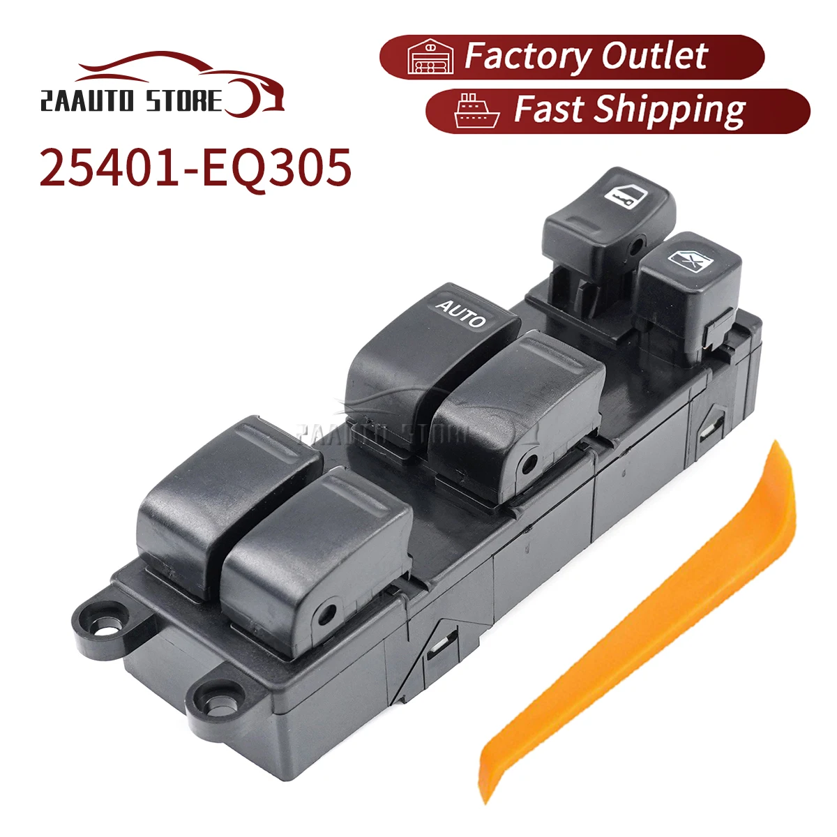 For Nissan XTrail 25401EQ305 LHD Driver Side Window Control Switch