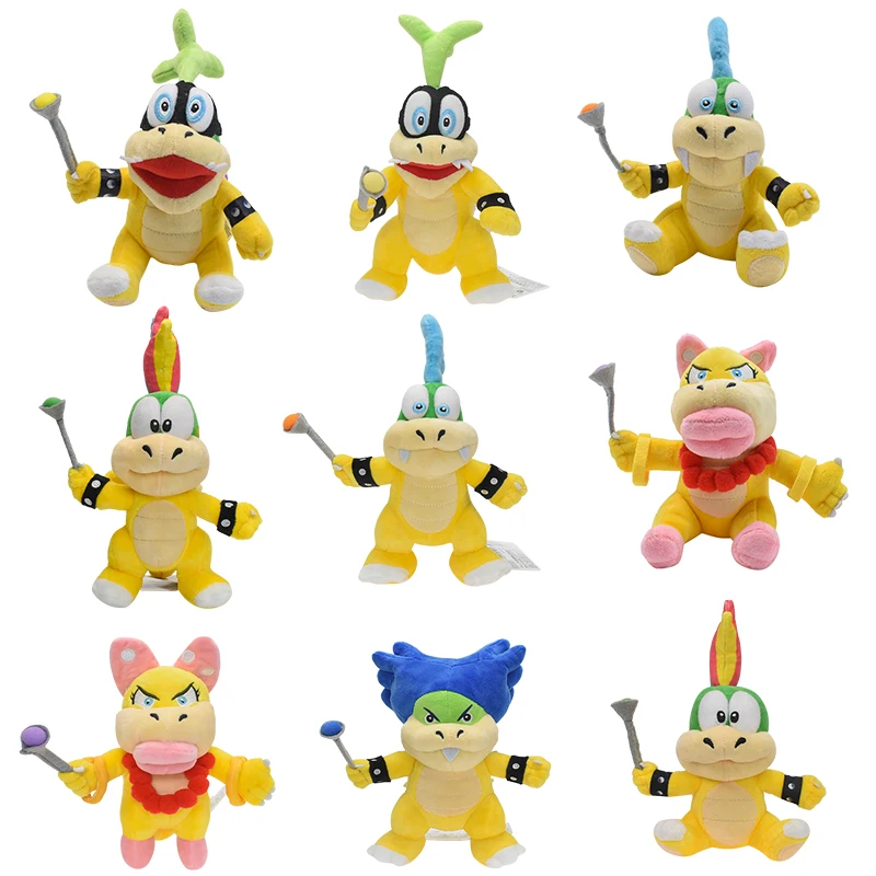 漫画のぬいぐるみ,ぬいぐるみ,iggy,steve,wendy,bowser,son