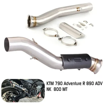 Motorcycle Exhaust Escape For KTM 790 890 Adventure R ADV NK800MT Exhaust Muffler Contact Middle Link Pipe
