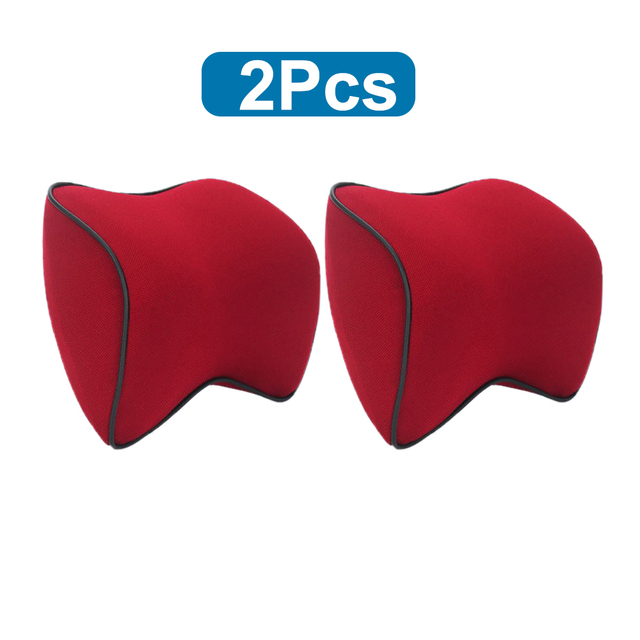 Car Headrest Neck Pillow Auto Car Seat Pillow Memory Foam Head Support Neck Rest Protector Automobiles Interior