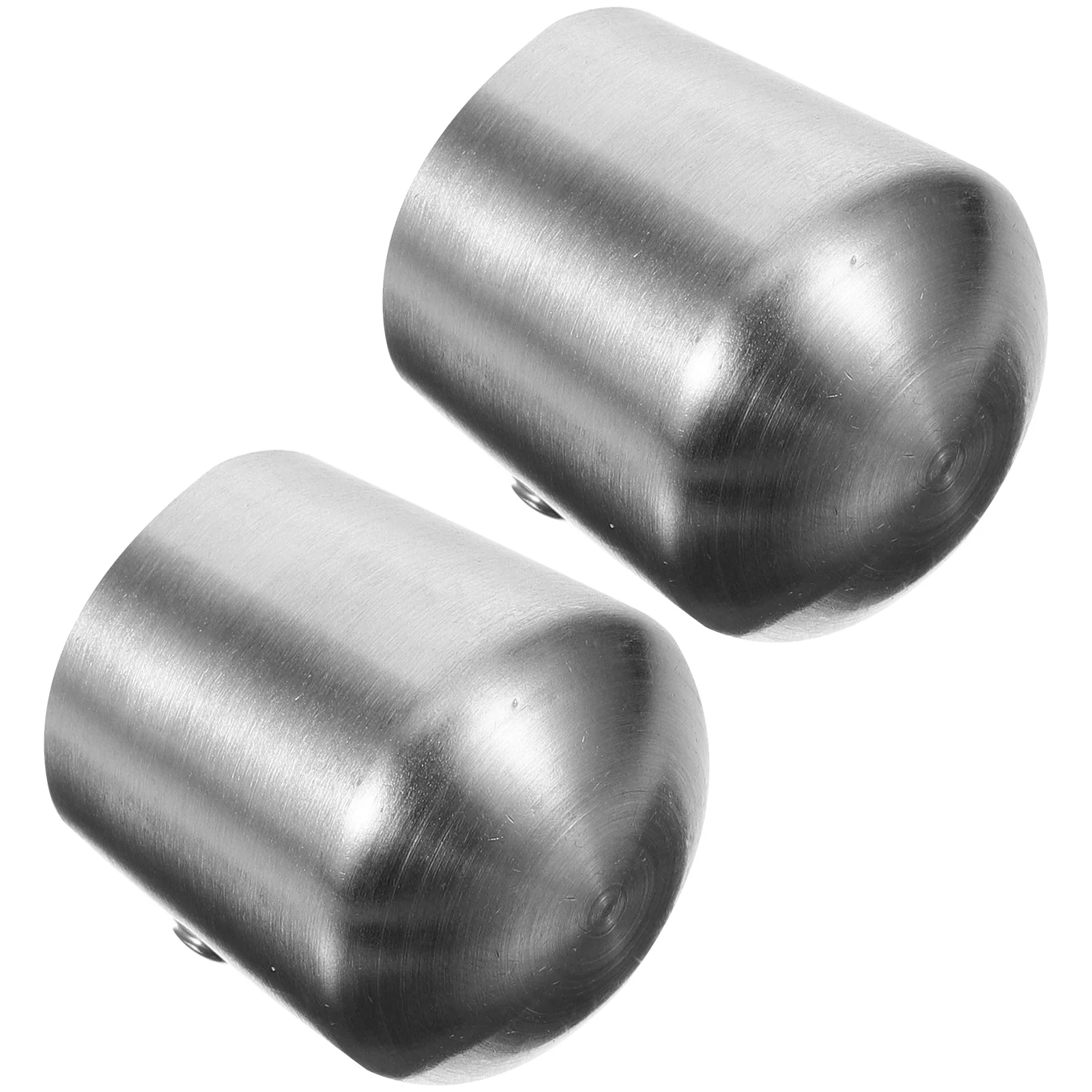 

2pcs Outdoor Handrail End Caps Handrail Stairs Post End Caps Stainless Steel Stair Handrail Sealing Covers